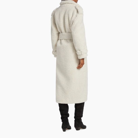 ENA PELLY Harri Oversized Teddy Coat - Picture 3 of 5